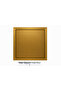 35X35 Gold Aluminum Intervention Cover Push-Open
