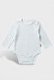 Organic Cotton Baby Long Sleeve Snap Fastener Bodysuit