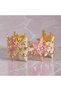 Mineli Stainless Steel Adjustable Pink, Purple, Gold Color Bracelet