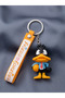 Friends Forever 3D Silicone Keychain with Duck Figure |   Cute Bag Ornament