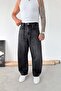 Smoked Waist Drawstring Super Baggy Fit Pants