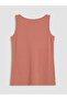 Brown U-Neck Women's Undershirt - 7