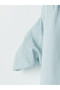 فستان قصير مطرز بحزام أزرق من LCW Vision - 7