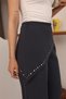 Pareo Tie-Waist Elasticated Trousers Anthracite - 4