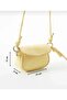 Women's Small Size Knotted Adjustable Long Strap Hand and Shoulder Bag - 2