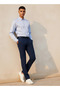Slim Fit Belted Flexi Waist Formal Trousers - 3