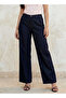 Wide Leg High-Rise Jeans with Elastic Waist - 5