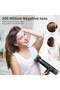 High-Speed Ionic Hair Dryer 2000W | 130,000 RPM Brushless Motor | LED Display | 360° Magnetic Nozzle & Diffuser | Black - 2