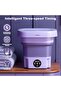Portable Folding Mini Washing Machine – Lightweight Automatic Underwear Washer for Travel, Baby Clothes, Socks & Small Laundry - 7