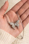 Close Friend Necklace Magnetic Butterfly Necklace Steel Necklace Mariposa with Zircon Stone - 4