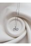 Zircon Stone Infinity Necklace - Steel Women's Necklace - Zircon Stone Necklace Symbolizing Luck and Infinity - Steel Necklace - 3