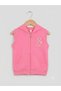 100% Cotton Combed Cotton Without Shardons Two-Strand Macig Girls' Vest 5Y,6Y,7Y,8Y Girls' Pink - 2