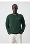 %100 pamuklu desenli sweatshirt