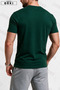 Limited Edition Printed Cotton Fabric Unisex T-Shirt-Grey Shorts Set - 4