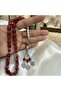 سبحة عقيق مربعة فاخرة عالية الجودة - 2
