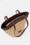 Bag Women's Tote Bag Shoulder Bag Straw Bag Summer Large Handbag Leather Celeste Brown - 2
