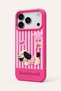 3D Dachshund Dog Figured Striped Silicone Phone Case Compatible with iPhone 17 Pro Max / 18 Pro Max - 4