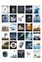 60 Pieces Interstellar Themed Sticker Set - 2 Sheets - for Laptop Notebook - 2