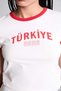 Cotton Slim Fit Crew Neck Turkey Printed Sportsman Short Sleeve T-Shirt I1230Ax26Hs - 4