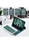 مجموعة لوحة مفاتيح وماوس لاسلكية بتصميم عصري - متوافقة مع أنظمة ويندوز وماك وأندرويد - أخضر داكن - 2