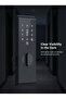 SageLiving Black WiFi Smart Door Lock with 5050 Mortise – Fingerprint, Tuya App, Keypad, Card & Key Unlock, Auto Lock Security for Home & Office - 4