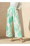 ASYMMETICAL FRON OPEN WIDE LET PANTS