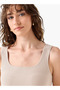 WIDE STRAP FITTED KNIT TANK TOP - 7