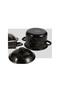 10 PCS Enamel Casserole Set with Lids, Non-Reactive Cookware, Durable Kitchen Cooking Pot Set - 3