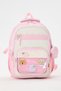 Kawaii Korean Style Accessory Set of 3 Pink Girls' Primary School Backpack Lunch Bag Pencil Case - 3
