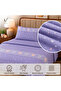 4 Piece Microfiber Bedding Set, 1 Printed Duvet Cover, 1 Fitted Sheet & 2 Pillow Covers, Soft Breathable Fade Resistant (Heart Print) (100cm X 200cm) - 2