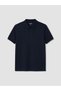 Vizyon New Season Navy Blue Polo Collar Pique Men's T-Shirt - 4