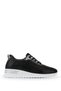Women's Genuine Leather Black/Anthracite Sneakers & Sports Shoes