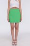 Women's Multi-Colored Mini Skirt with Hidden Zipper - 3