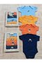4-Piece (0-12 Months) 100% Cotton Embroidered Baby Bodysuit - 2