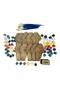 Wooden Painting Toy Set – 10 Vase Figures + 10 Acrylic Paints + 10 Brushes + 10 Stand Legs |   Small Group Art Set