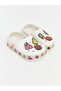 Alita City Lcw Steps Ecru Baby Girl Sabo Slippers with a Difference