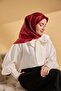 Twill Silk Scarf Chain Red