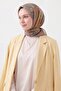 Soft Scarf Geometric Dark Green - 3