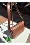 100% Real Leather Strap Shoulder Bag - 3
