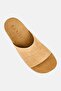 Men Ojal Slip On Slides, Tan - 4