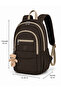 Crinkle School Bag Backpack Daily Trip Sports Travel Vacation Multi-Compartment Tablet Laptop Compartment - 5