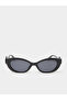 Bow Arm Design Cat Eye Sunglasses - 2