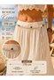 Natural Handmade Faux Leather and Wooden Bead Belt 170 cm - 2