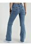 Women's Snow Wash High Waist Spanish Jean Pants Stretchy - 4