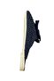 Women's Flat Thin Sole Closed Front Pearl Detailed Knitwear Slippers - 3
