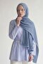 Blue Basic Muslin Shawl - 2