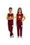Original Licensed Unisex Children's Short Sleeve Cotton Crew Neck Long Bottom Pajama Set - 3