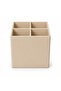 4-Compartment Desktop Block Pen Holder |   Desktop Organizer