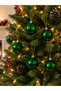 6-Piece Shiny Christmas Tree Ornament Ball 6 cm Plastic Christmas Tree Decoration Ball - 3