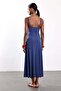 Navy Blue Swan Dress - 3
